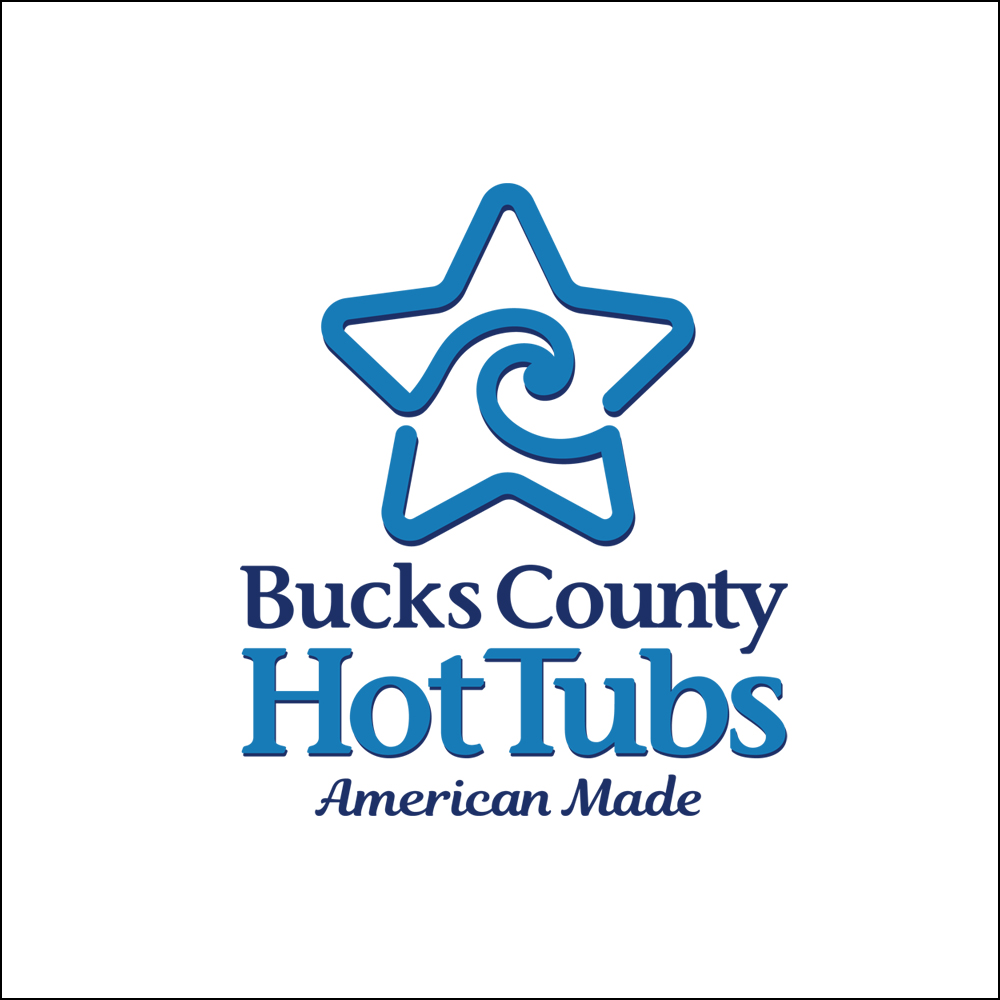 Bucks County Hot Tubs Logo Design by Pink Sky Studios